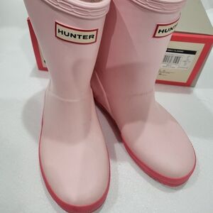 Hunter Pink Rain Boots SZ 10